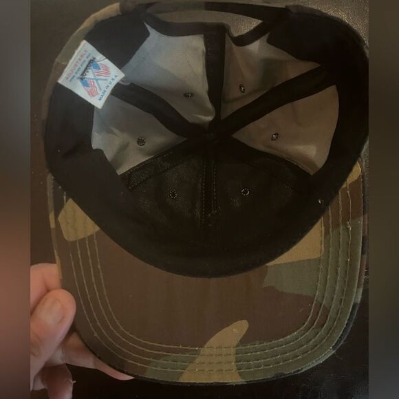 Vintage camouflage cap - Made in USA - Picture 4 of 5